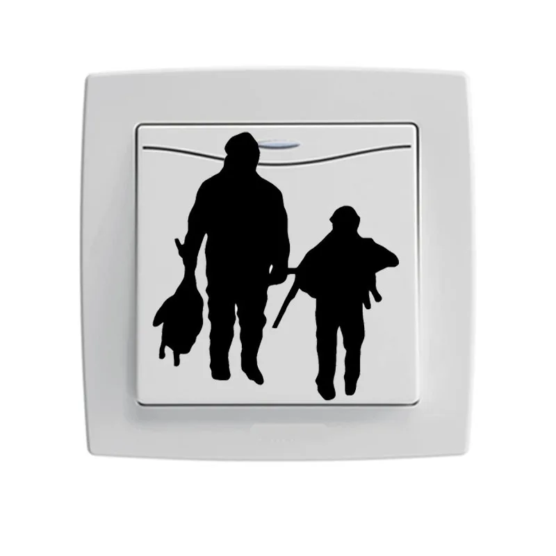 Стильные огненные огни игра птицы живые наклейки переключатели света 5WS0293|game