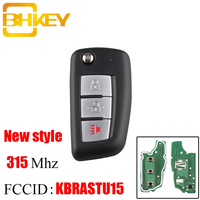 BHKEY дистанционный Автомобильный ключ новый стиль для Nissan KBRASTU15 315 МГц Qashqai Sunny Sylphy