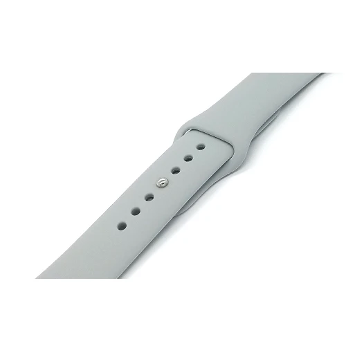 Light Grey Спортивный силиконовый ремешок для apple watch Series 4, 44 мм, 40 мм, сменный ремешок для браслета, ремешок для часов apple Watch 3, 42 мм, 38 мм, полосы - Цвет: Light Grey