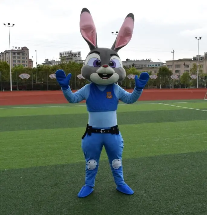 Zootopia Джуди талисман фестиваля костюм воскресение ролевая игра косплей одежда