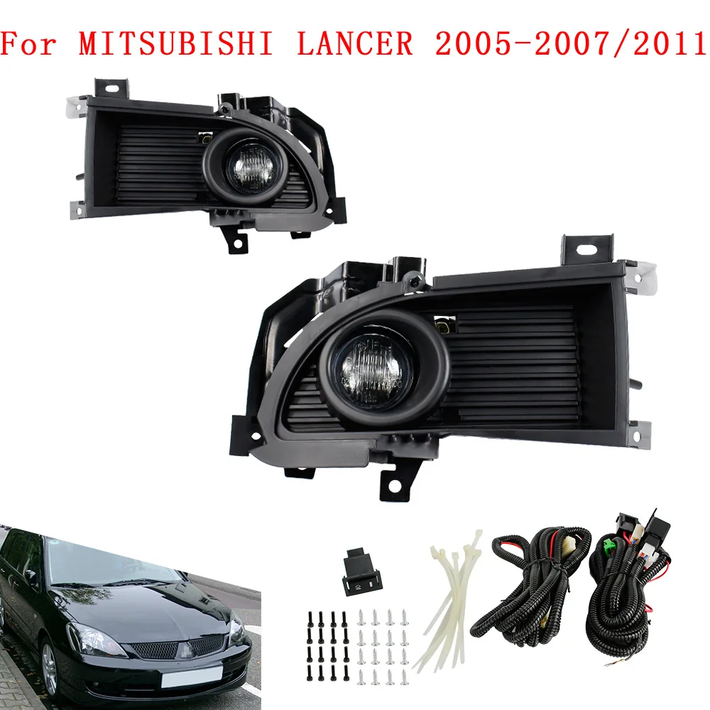 Противотуманные фары для mitsubishi lancer 2005 2007/2011 противотуманная фара ясно/желтый/дым
