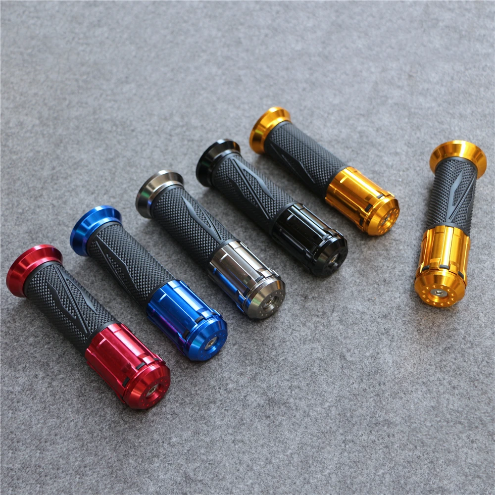

7/8'' 22mm Motorcycle Throttle CNC Aluminum Alloy Rotatable Handlebar Hand Grips