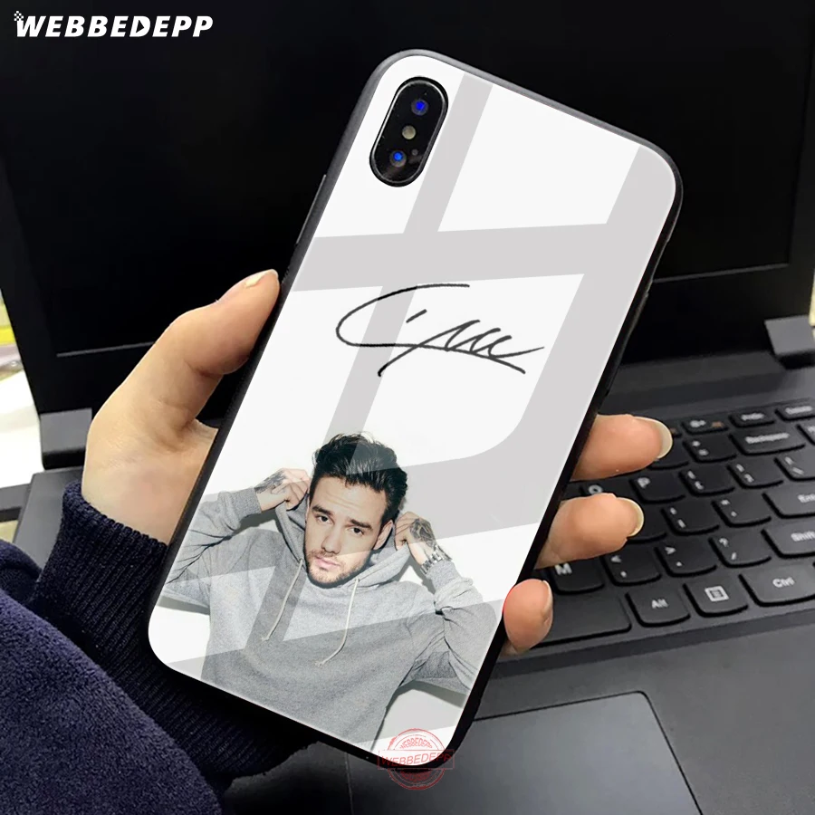 WEBBEDEPP 1D Liam Payne чехол для телефона из закаленного стекла Apple iPhone XS Max XR X 8 7 6S Plus 5S SE |