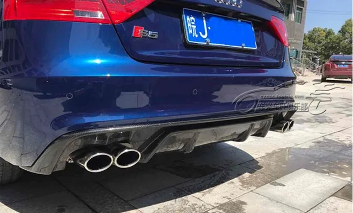 Задний спойлер для Audi A5 S5 Coupe 2008 2016 из углеродного волокна высококачественный