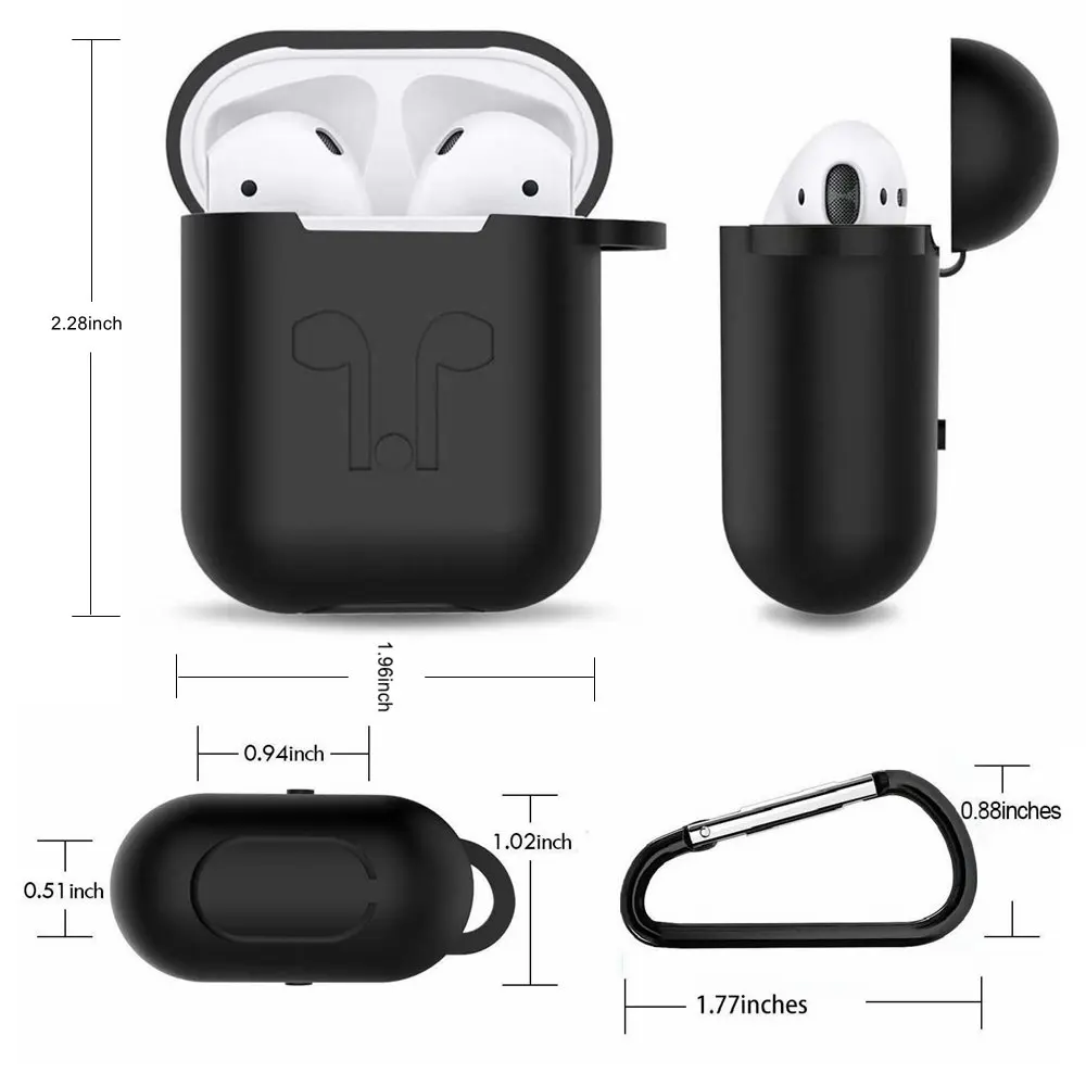 5 в 1 силиконовый защитный чехол для Airpods/Airpods ремешок/Airpods ушные