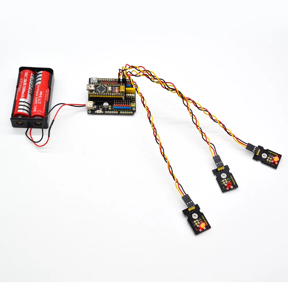 Плата нано щит Keyestudio с выключателем питания для Arduino NANO|Аксессуары