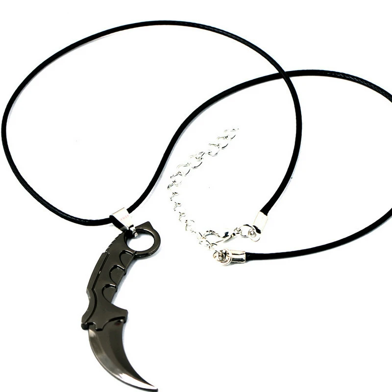 Game M9 Knife Claw Key Chains Necklace CSGO Counter Strike Peripheral Products Karambit Zinc Alloy Fashion Jewelry | Украшения и