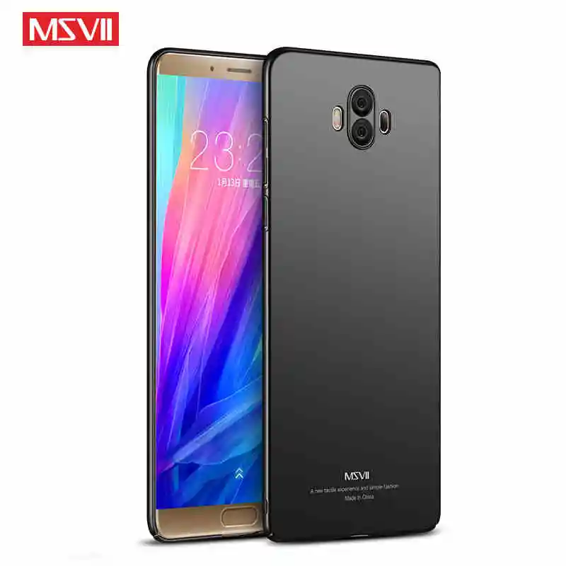 Чехол для huawei mate 10 Lite чехол MSVII с кольцом на палец тонкий матовый Pro держатель