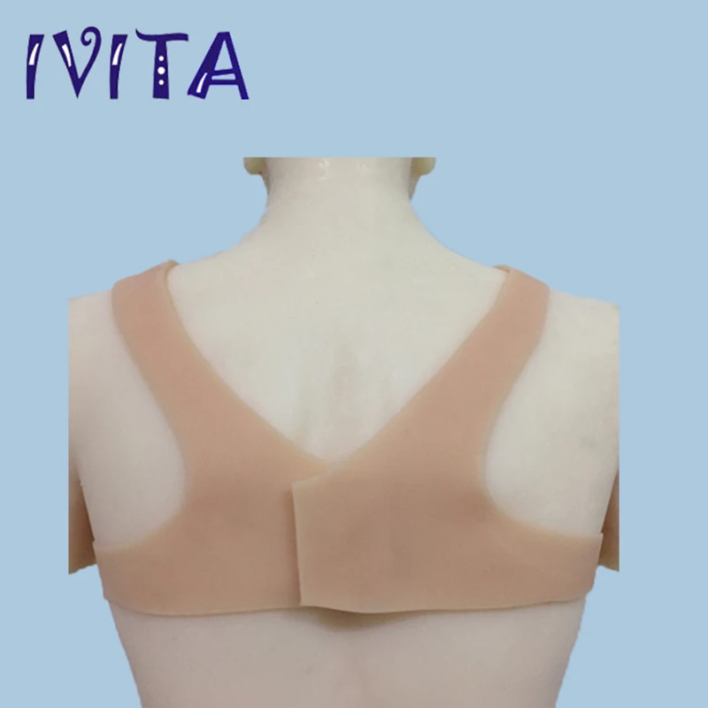 IVITA 2000 г бежевые силиконовые формы для груди искусственная грудь