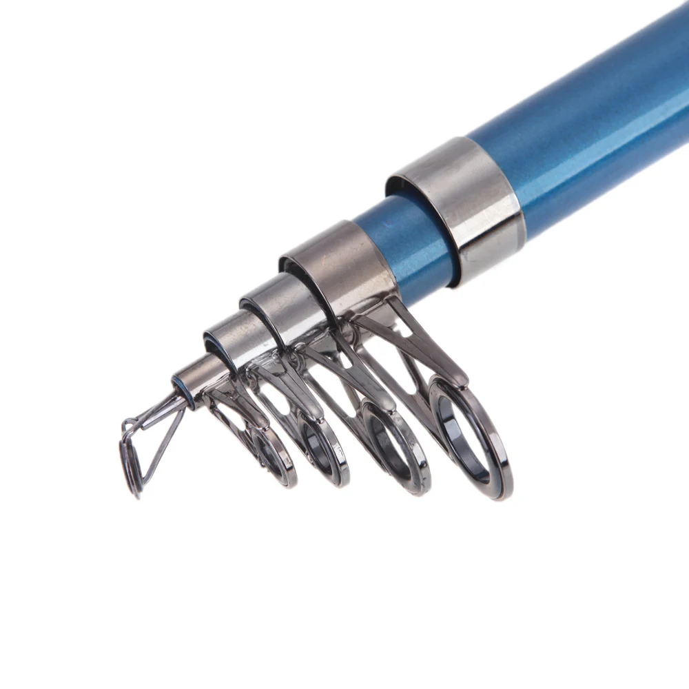 Новый Продукт Удочку Телескопическая Удочка Снасти Путешествия Спиннинг 2.4 М