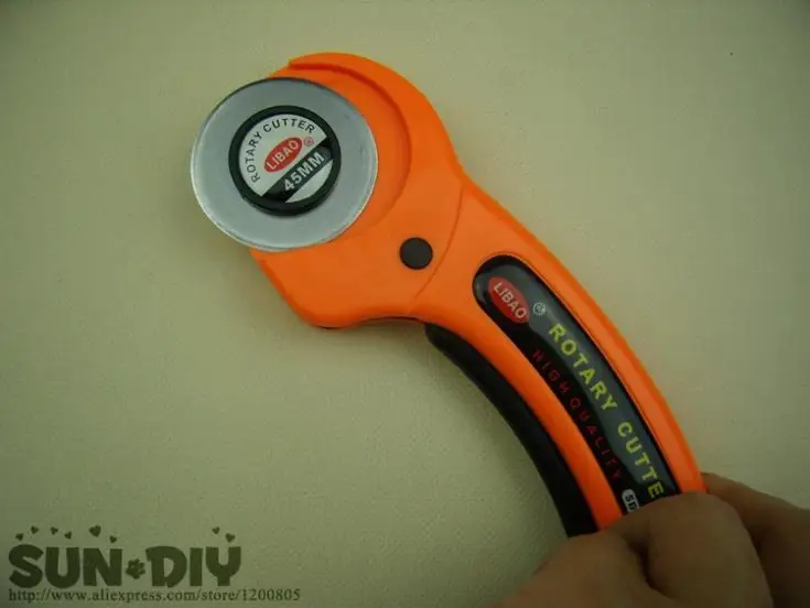 Бесплатная доставка Оранжевый роторный резак 45 мм диаметр лоскутное инструмент
