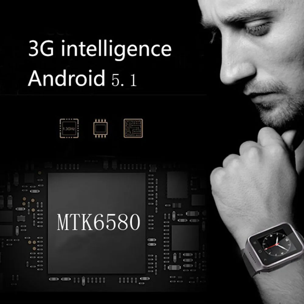Android 4 двухъядерный смарт часы Horloge ZGPAX S8 Mobiele Telefoons Smartwatch Ondersteunt GSM 3G WCDMA Bluetooth Wifi