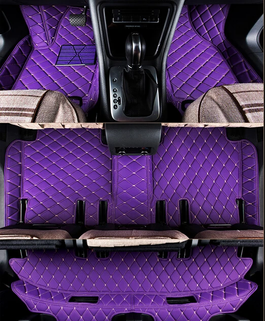 Best quality rugs! Custom special car floor mats for Hyundai Santa Fe 7 seats 2012-2006 waterproof carpets Santafe 2009 | Автомобили и