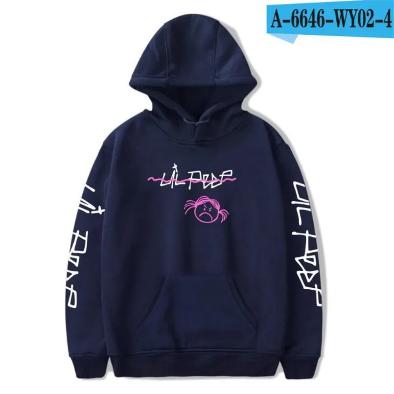 Толстовка с капюшоном и принтом Hello boy Lil. Peep для мужчин женщин sudaderas cry толстовка