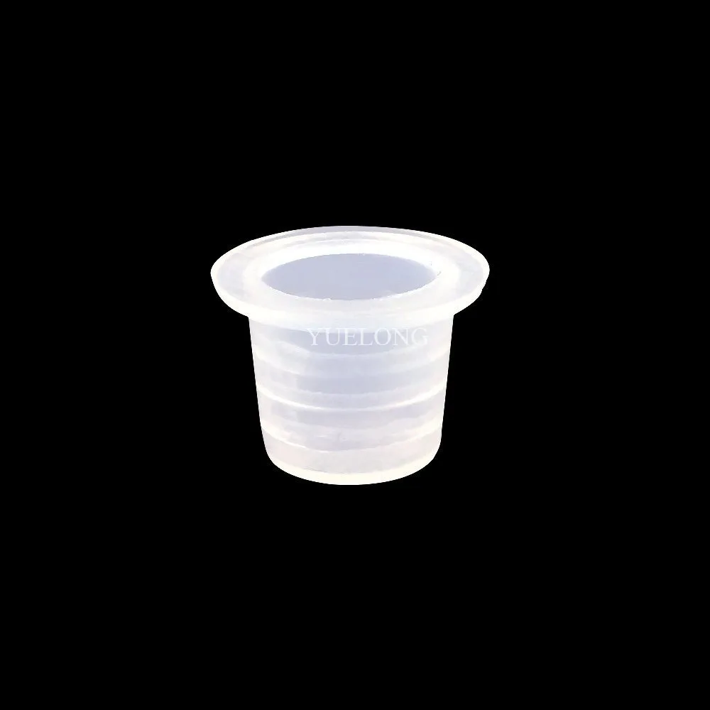 200 шт./лот смешанные Прозрачные белые одноразовые чернила для татуировки