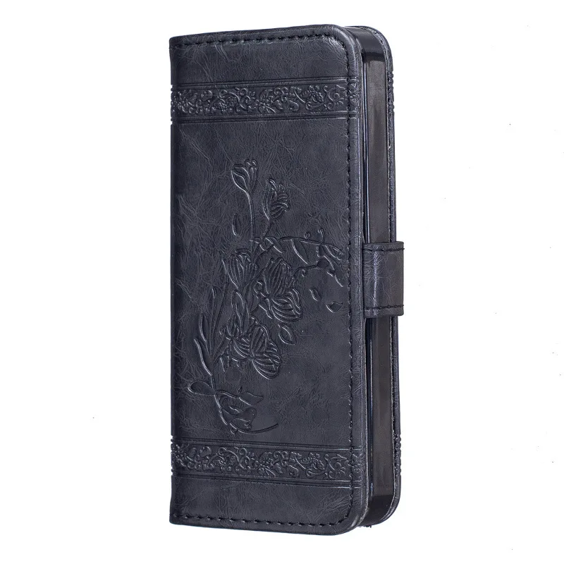 Боковой открытый + Магнитный 6 видов цветов кожаный чехол для iphone5 флип телефона