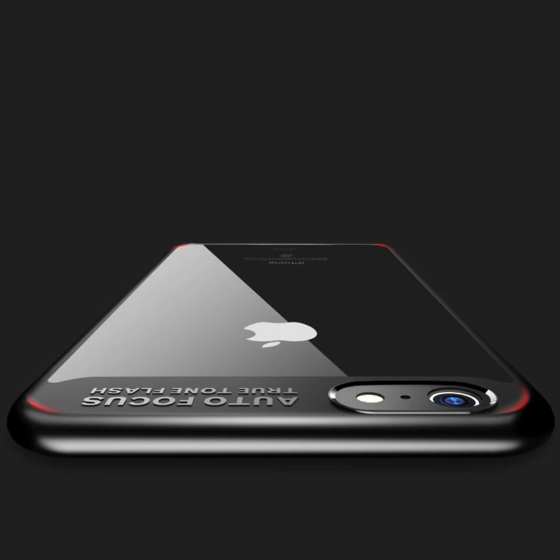Для iPhone 6S чехол USAMS ультра тонкий ТПУ и акриловый для 6 Plus полная защитная оболочка