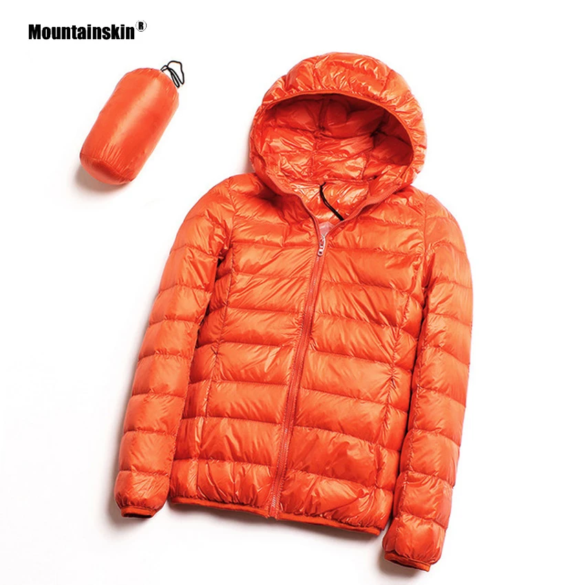 Женский пуховик с капюшоном Mountainskin светильник Кая теплая однотонная куртка на
