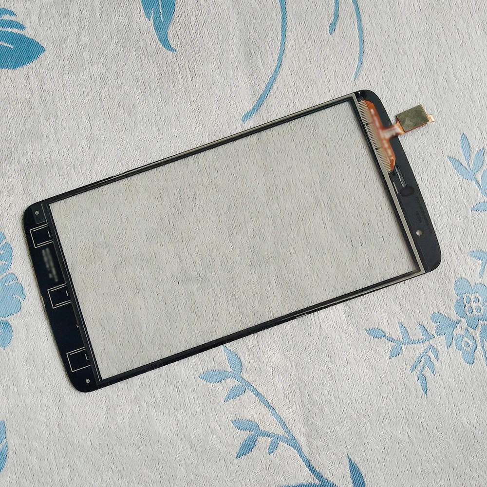 Черный цвет для Vkworld T6 Сенсорный экран Стекло испытания Передняя стекло
