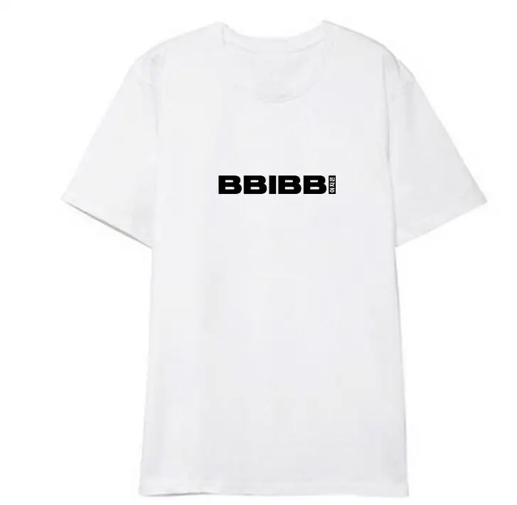 Футболка kpop iu с короткими рукавами и принтом bbibbi простая свободная футболка