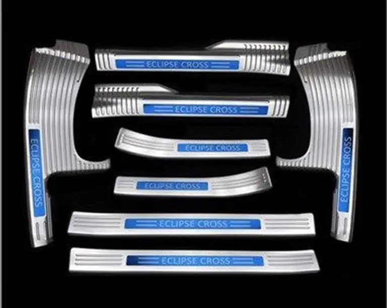 Автомобильный Стайлинг из нержавеющей стали Накладка/порог заднего бампера