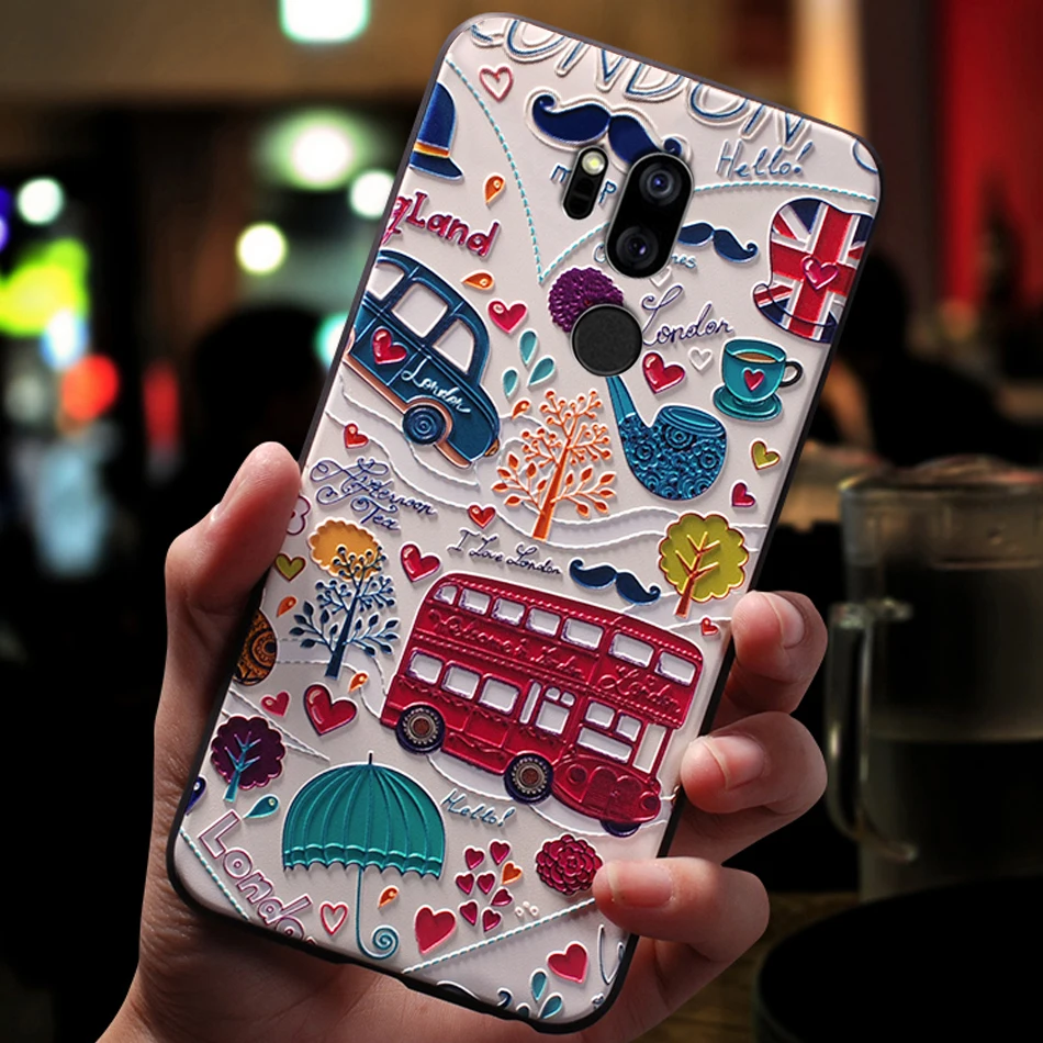 Чехол YonLinTan чехол для LG G5 G6 G7 ThinQ силиконовый мобильного телефона милый 3D