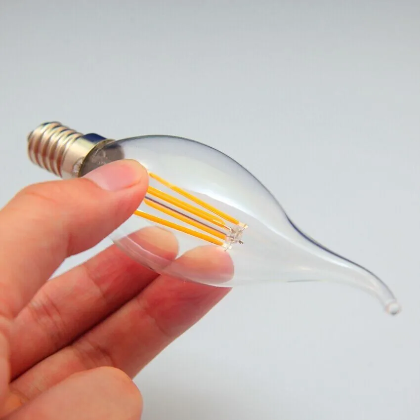 Бесплатная доставка винтажная лампа в ретро стиле с регулируемой яркостью E14 2 Вт