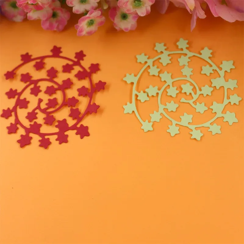 Металлические Вырубные штампы YINISE для скрапбукинга трафареты снежинки карточки