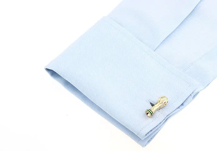 Мужские свадебные запонки новинка модный Кубок мира и чистая ткань 210044|cloth ornament|cup