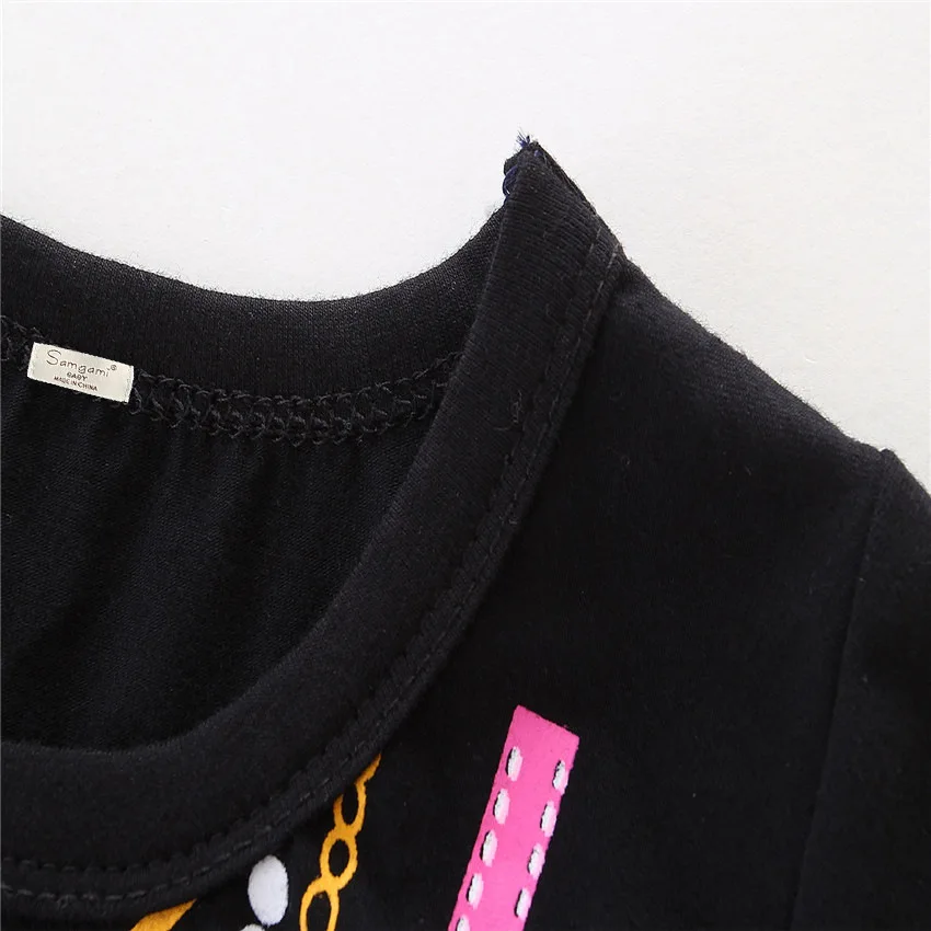 Лето 2017 г. короткий рукав ползунки для новорожденного комбинезон черный