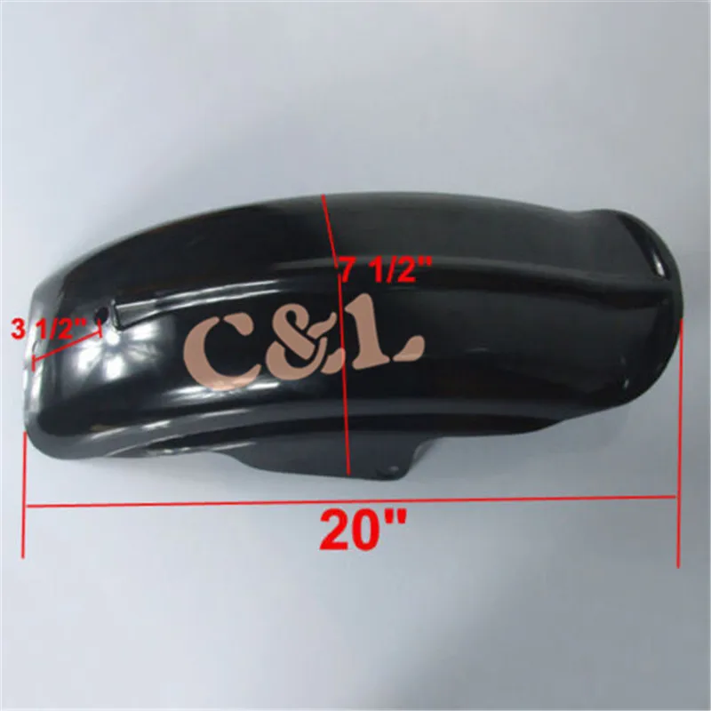 ZORBYZ черное заднее крыло брызговиков подходит для Harley Sportster 883 883R 1200 XL Chopper|rear mudguard