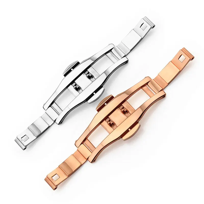 Браслет en acier inoxydable boucle pour AR montre cramique fit L2 L4 L6 sangle papillon fermoir 6*23 мм 6*21 | Наручные часы