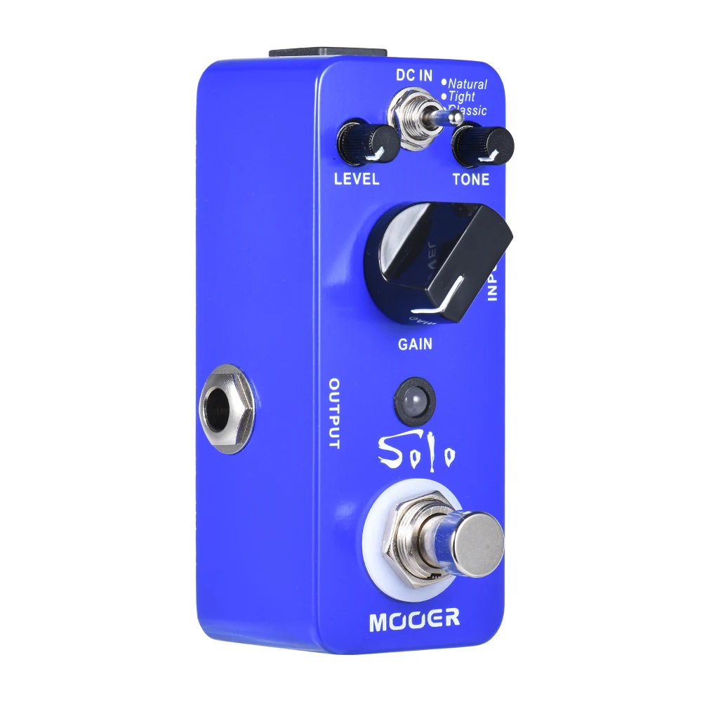 MOOER SOLO Искажение педаль для гитарных эффектов с высоким коэффициентом усиления