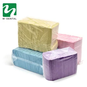 125 шт.пакет гигиена полости рта медицинский бумажный шарф тату нагрудник одноразовый водостойкий шарф шейный платок Стоматологический материал