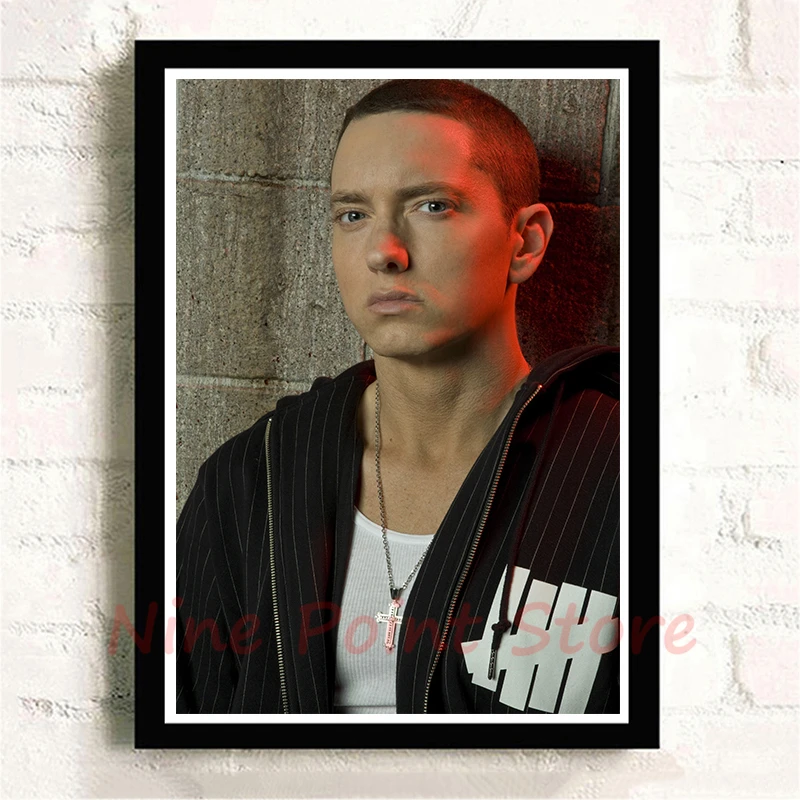 Белая бумага с покрытием Eminem плакат в стиле хип-хоп рэп картина украшение для