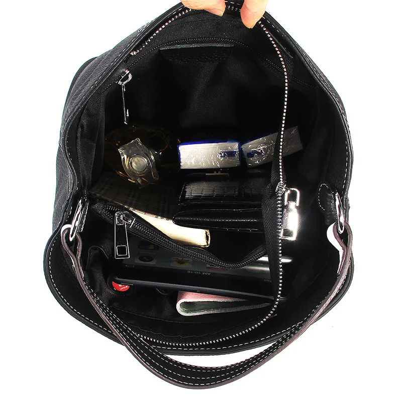 Модные дамские сумочки из натуральной воловьей кожи с верхним слоем