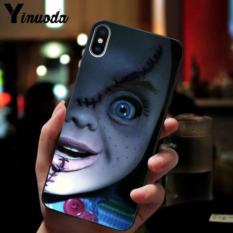 Yinuoda Film movie Horror icon CHURSE OF CHUCKY CHILDS Soft Silicone TPU Phone Case for iPhone 8 7 6 6S Plus X XS MAX 5 5S SE XR | Мобильные