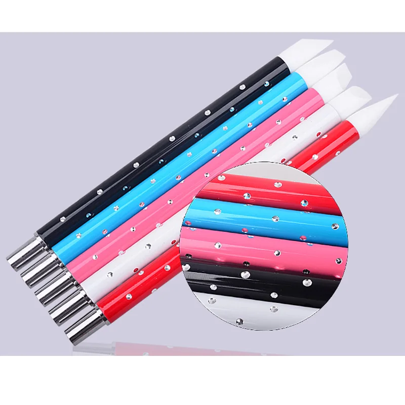 Новый 5 шт./компл. дизайн ногтей тиснение печать резьбы Полировка Кисть ручка