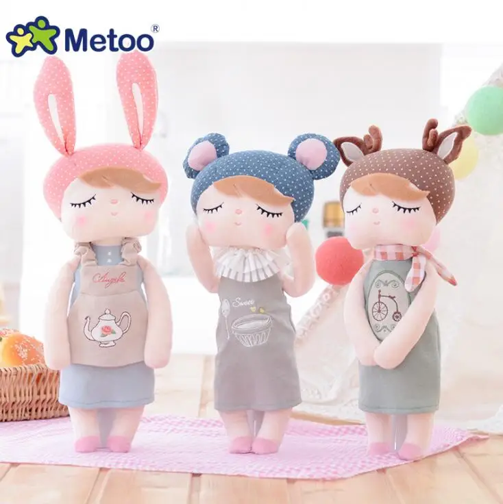 43cm/36cm Metoo Angela restoring ancient clothing stuffed toys sleep baby doll plush toy Children girls Christmas birthday gift | Игрушки и