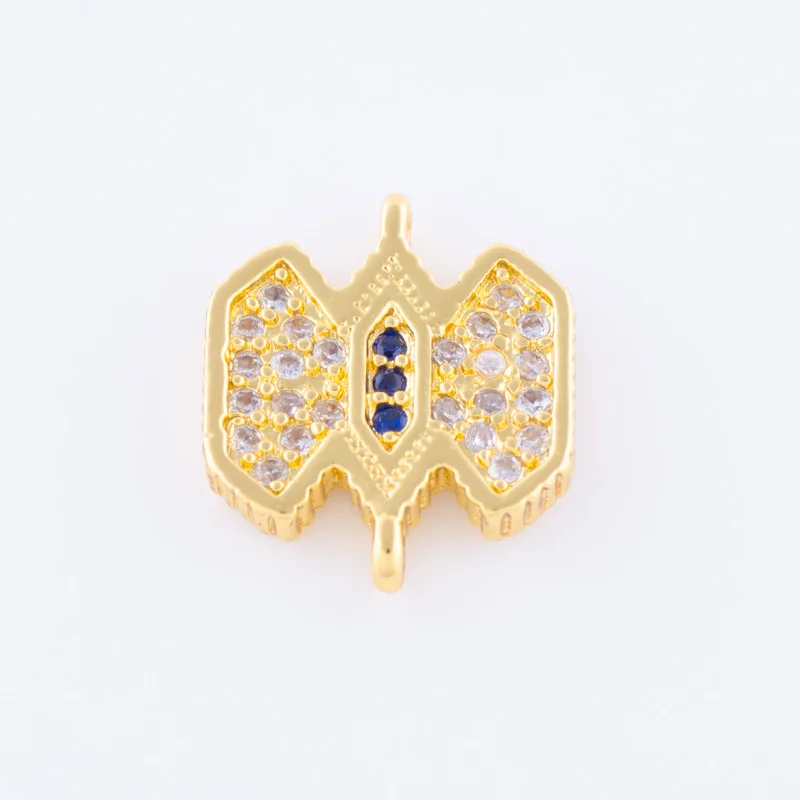 Бусины для браслета с микрозакрепкой из циркона|charm connectors|connectors for braceletsjewelry findings |