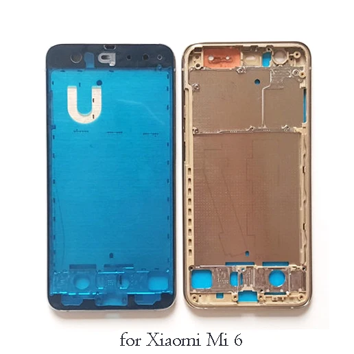 

Оригинал для Xiaomi Mi 6 средняя рамка Лицевая панель рамка для Xiaomi Mi6 ЖК-экран поддерживающая Рамка Корпус + боковые клавиши запасные части
