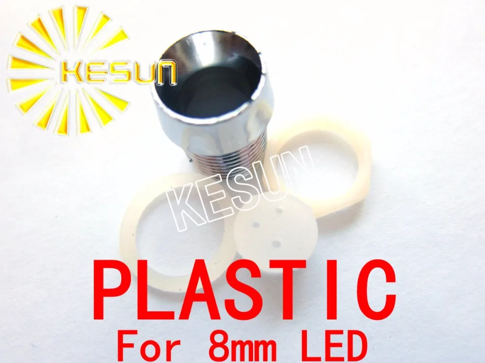 

400PCS x 8mm Plastic LED Holder Socket for 8mm LED Diodes