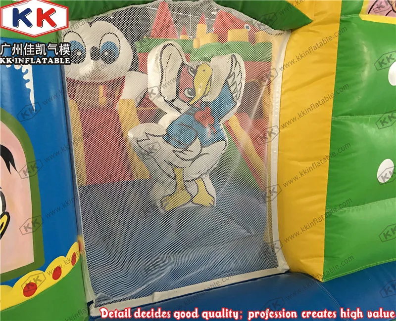 CE 8x6m коммерческий Мультфильм рай надувной батут замок для детей|bouncer castle|inflatable