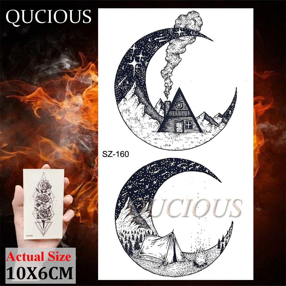 Qucious черного цвета с круглым носком горный лес временные искусственные