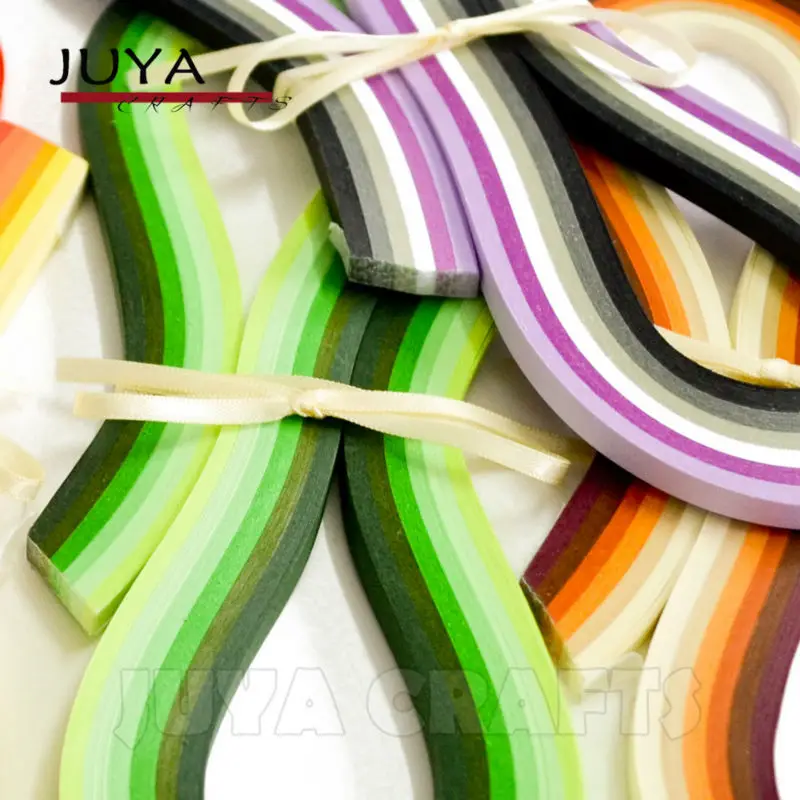 Бумажная катушка JUYA 36 оттенков цветов длина 540 мм ширина 3/5/7/10 полоски 720 всего