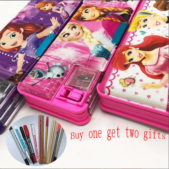 Creative Stationery Storage Boxes School Supplies Pencil Case Plastic Material Escolar Etui | Канцтовары для офиса и дома