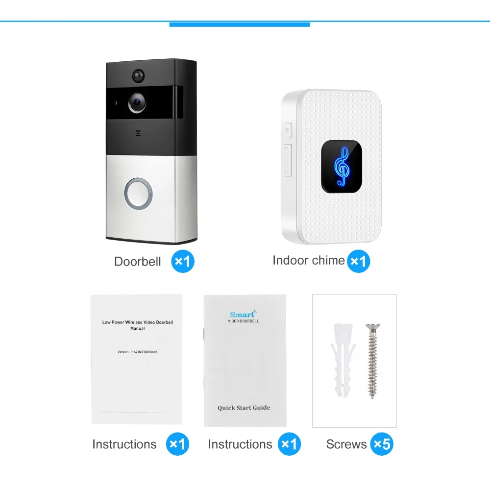 Anpviz 720 P Wi-Fi видео звонок Камера IP Беспроводной Кольцо Дверной двухстороннее аудио