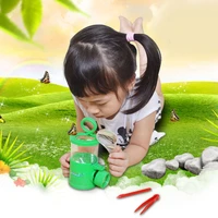 4 pcs kits insect bug magnify viewer catcher kit including viewer magnifier tweezers stick nature exploration toy kids education