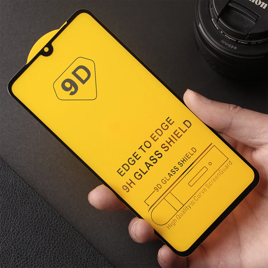 KLOVRRD 9D полный клей полное покрытие из закаленного стекла для Xiaomi mi 9 Защитная