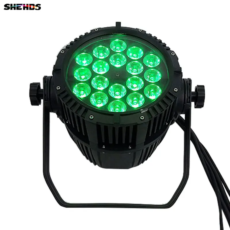 Водонепроницаемый LED Par Can 18x12W 4 в 1 RGBW для Dj Дискотека эффект света на открытом